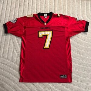 Vintage Disney In the Game Walt Disney World Grumpy #7 Football Jersey - M